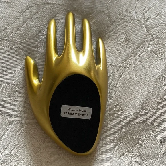 Urvan Outfitters Gold Hand catch all dish - Picture 2 of 2